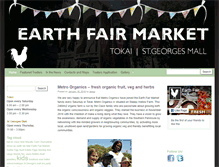 Tablet Screenshot of earthfairmarket.co.za